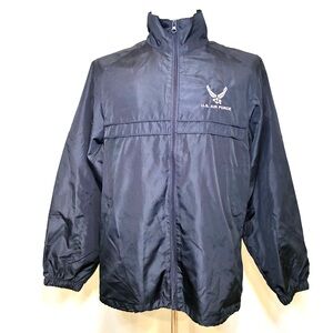U.S. Air Force Navy Blue Windbreaker Jacket
